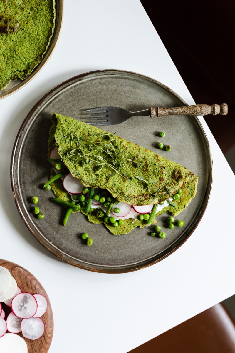 Špenátové palačinky