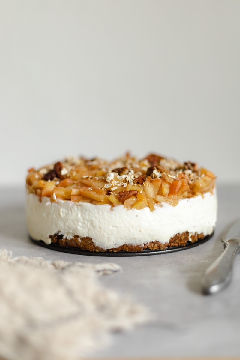 Jablečný cheesecake