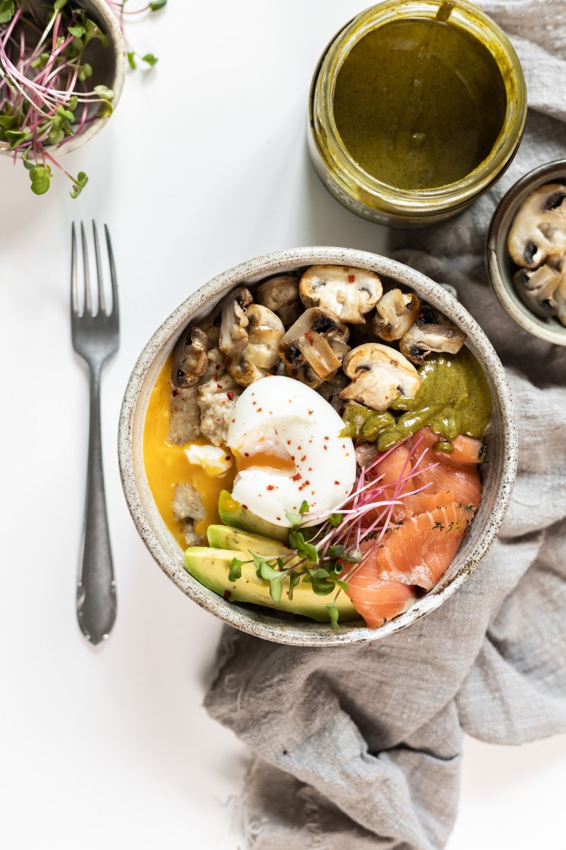 Ovesná kaše na slano